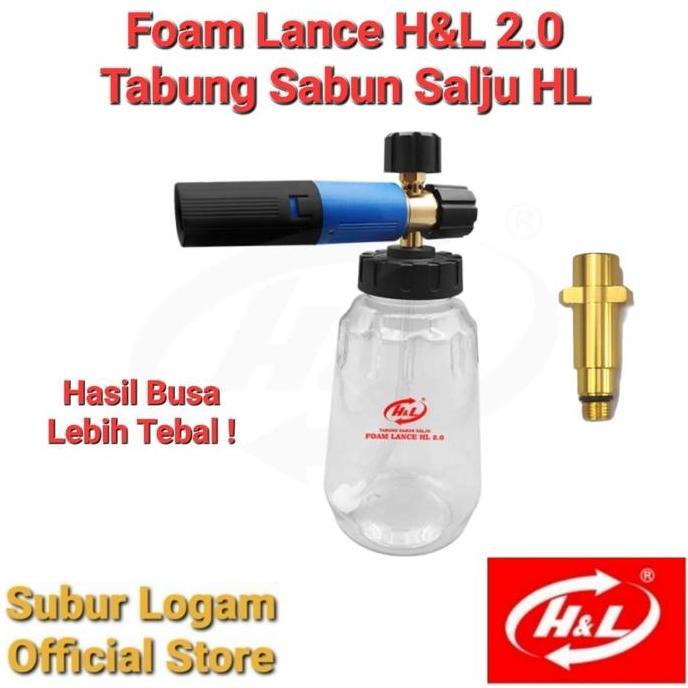 Foam Lance H&L 2.0 untuk Karcher K2 - K7 Tabung Botol Sabun Snow Wash HARGA SPESIAL