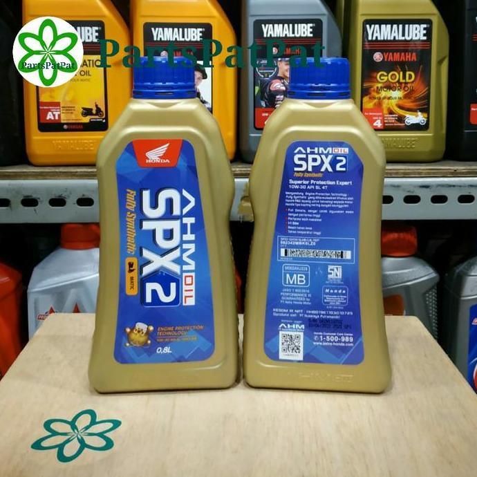 New- Oli Mesin Ahm Oil Oli Spx2 Spx 2 Spx-2 08Lt 800Ml 10W30 10W-30 Asli