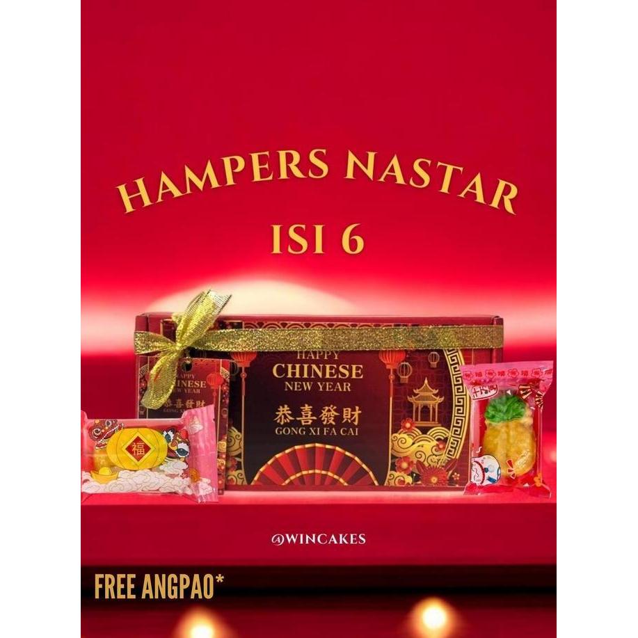 Hampers Imlek Nastar Taiwan Nanas Jumbo Wincakes (isi 6) - Chinese New Year Hampers - Hampers Imlek 