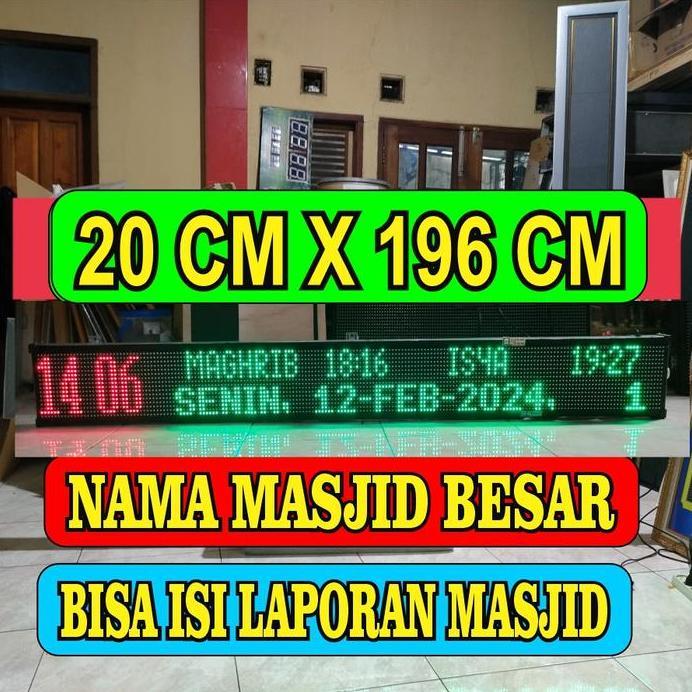 jam sholat digital masjid runingtek seting hp android