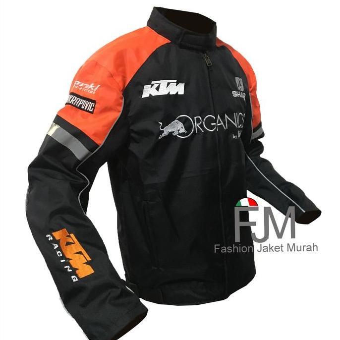 NEW Jaket Motor Riding KTM Redbull Parasut Orange