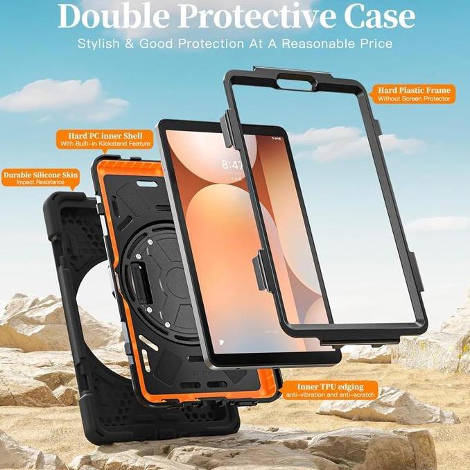 NEW ( FREE TALI SELEMPANG ) Strap Case for Samsung Galaxy Tab S11 S10 FE Plus S9 S8 S7 S6 Lite A11 A