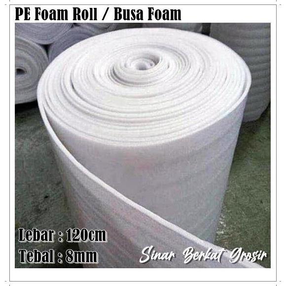 PE Foam Roll / Underlayer Foam / Busa Foam Lebar 120cm Tebal 8mm