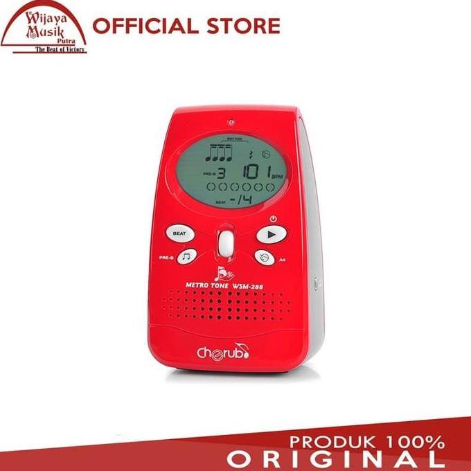 Cherub Metronome WSM-288 Red
