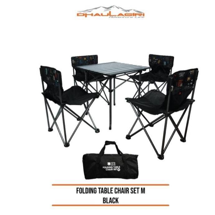 Dhaulagiri Folding table chair set kursi&meja lipat Outdoor