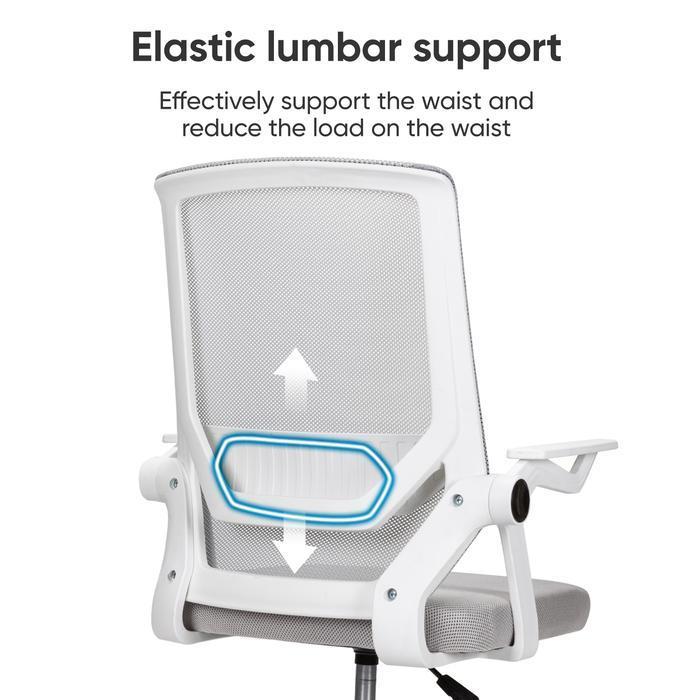 Deli Office Chair / Kursi Kantor Kerja Jaring Desain Ergonomis E4931