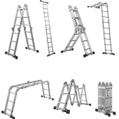 NEW PROMO Tangga Multipurpose DENKO MAL 4x7/tangga lipat alumunium 8m