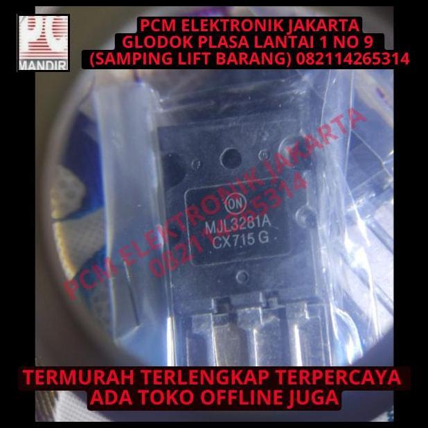 TERLARIS MJL1302A MJL3281A MJL1302 MJL3281 MJL 3281 1302 A ASLI HARGA PER SET 