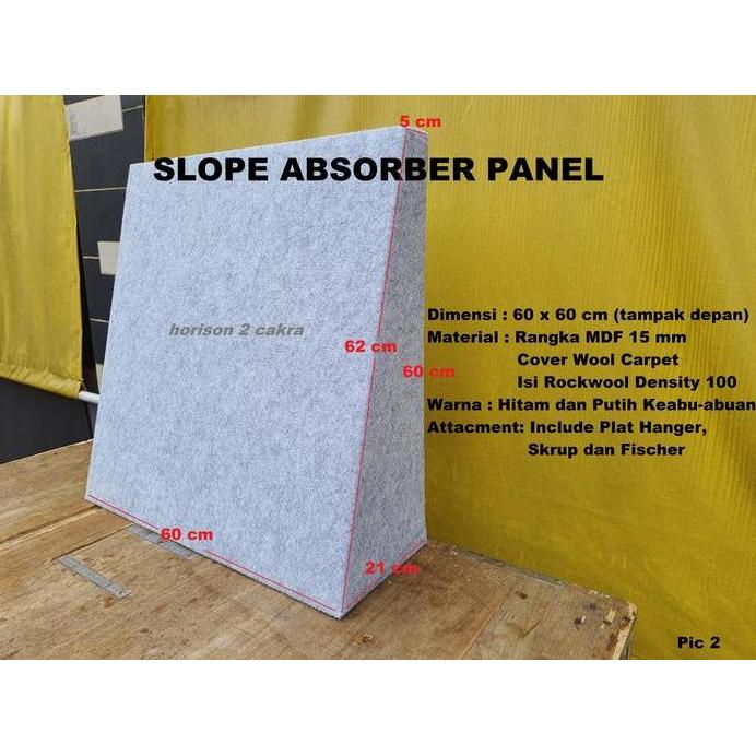 Slope Absorber Acoustic Panel