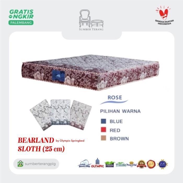Springbed Bearland Rose Kasur Matras Olympic Bearland Sloth Rose