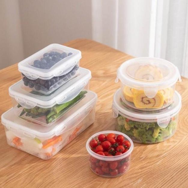 BRANDY Kotak Makanan Plastik Transparan Food Container
