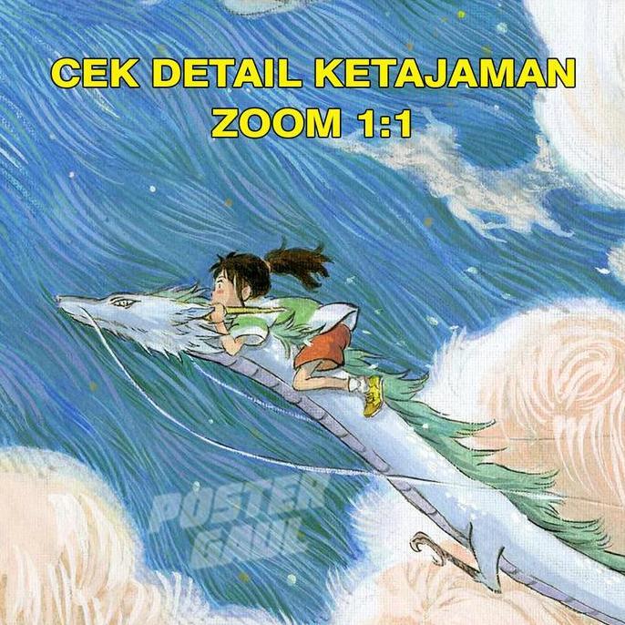 Poster Prima Reproduksi SPIRITED AWAY (VERSI CHINA) #TOS25 - 68x100 cm