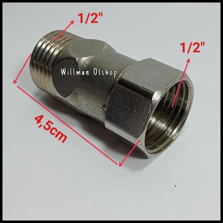 DISKON DOBEL NEPEL 1/2 DRAT LUAR DALAM 