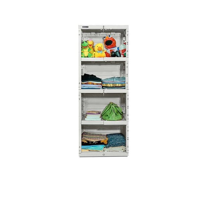 Lemari/Lemari Plastik/Lemari Pakaian Plastik/Rak Serbaguna/Rak Buku/Napolly Mini Cabinet / MCAB - Bi