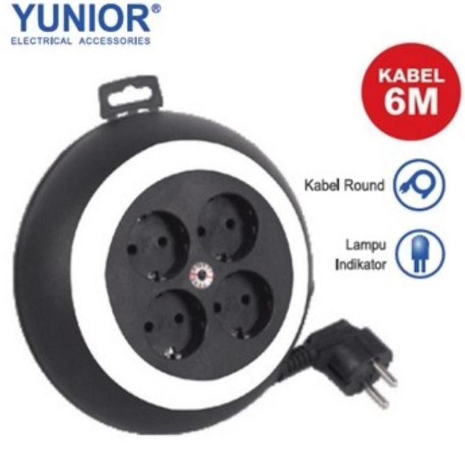 Comcom- Loyal Kabel Roll Ly105 Yunior Kabel Roll Ly-105 Kabel Gulung Kabel Extension Listrik