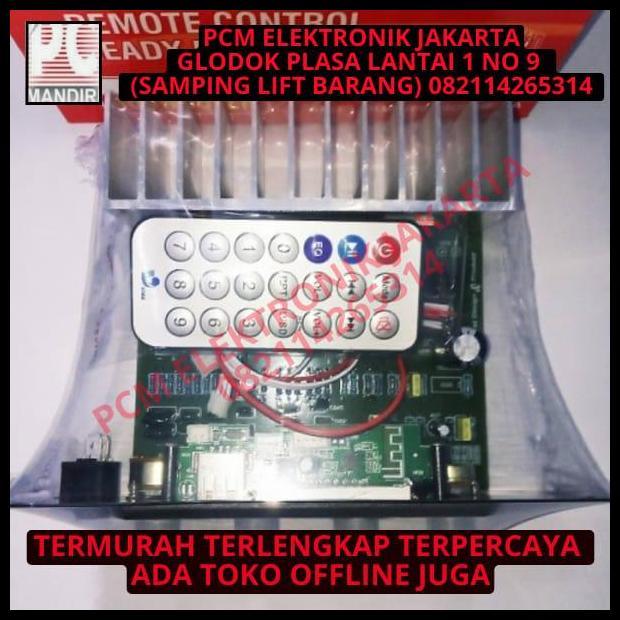 TERLARIS KIT POWER AMPLIFIER SPEAKER AKTIF ACTIVE STEREO 12V BLUETOOTH MOBIL 