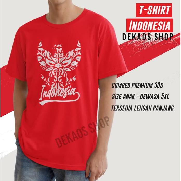 KAOS MERAH PUTIH AGUSTUSAN KAOS 17 AGUSTUS PRIA WANITA ANAK BAJU AGUSTUSAN KAOS INDONESIA 17 AGUSTUS