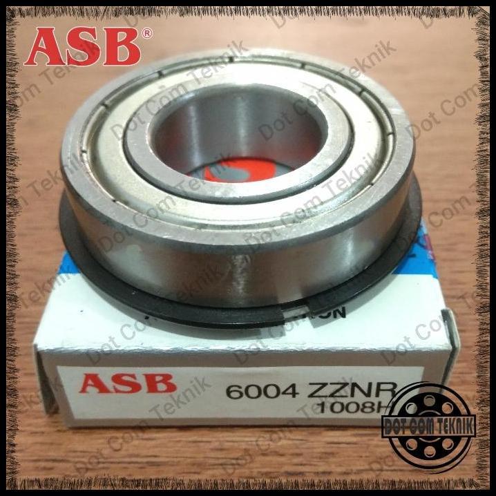 DISKON BEARING 6004 ZZNR ASB / BALL BEARING 6004 ZZNR ASB 