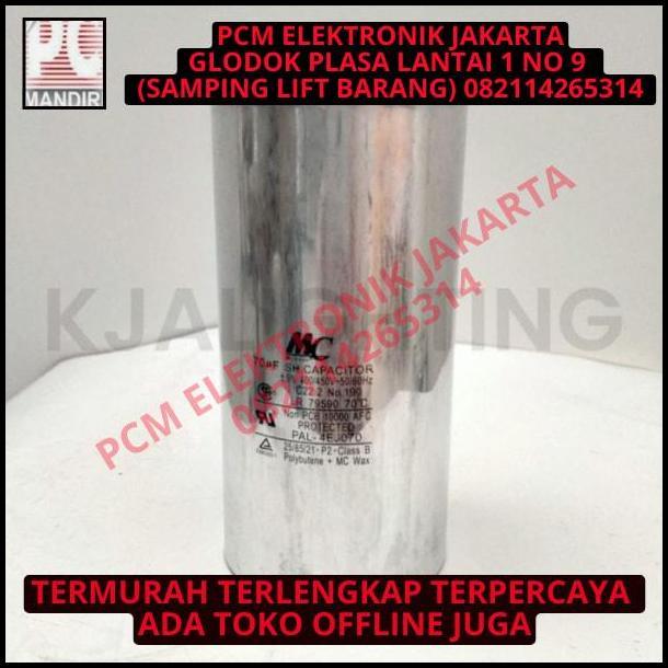 DISKON KAPASITOR CAPACITOR AC RUNNING MC 70UF 70MF 70 UF MF 450V 450VOLT