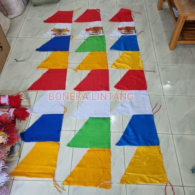 Umbul Umbul Bendera Merah Putih - Umbul Umbul Warna Warni - Bendera Umbul Umbul