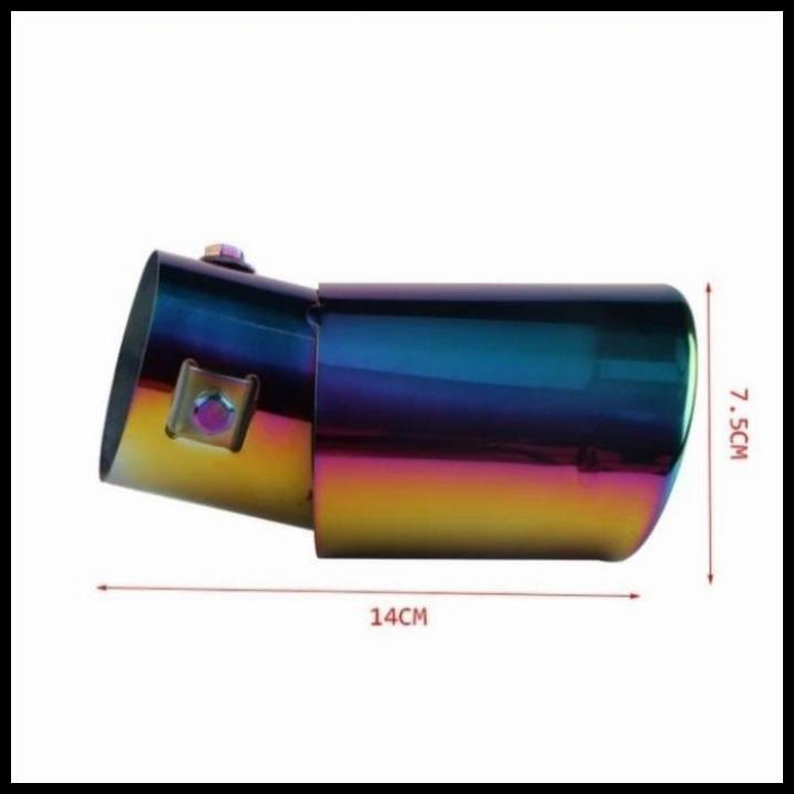 TERLARIS MUFFLER UJUNG PIPA KNALPOT MOBIL ALL NEW AVANZA XENIA 2022 FUL PELANGI 