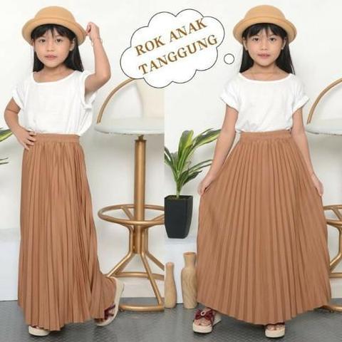OOTD ROK PLISKET ANAK TANGGUNG USIA 6-14 TAHUN /ROK ANAK PEREMPUAN / ROK PLISKET PREMIUM ANAK TANGGU