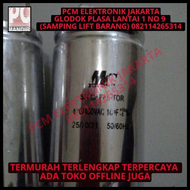 TERLARIS KAPASITOR CAPACITOR AC RUNNING MC 10UF 10 UF 400VOLT 450VOLT 400V 450V 