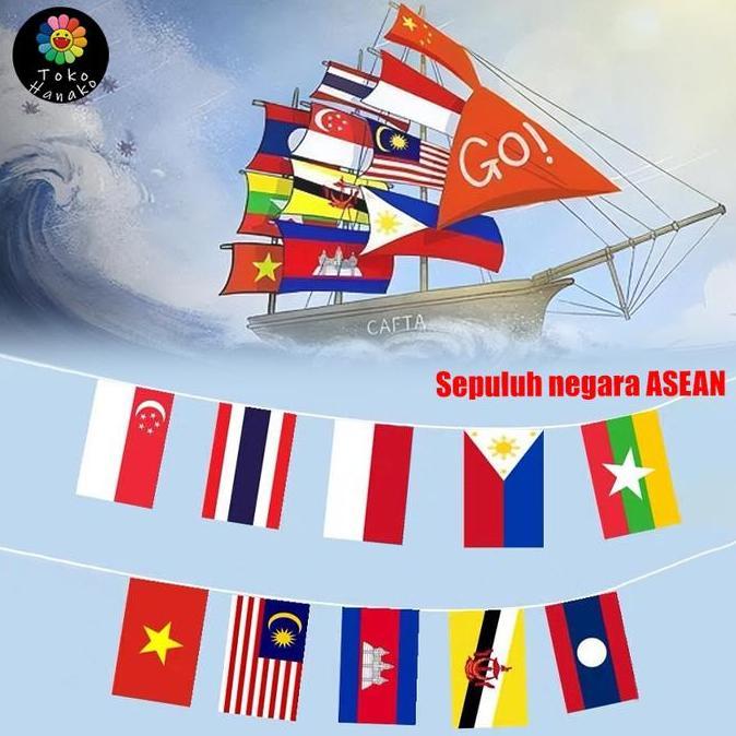 20 bendera Bendera Negara Asean Bendera Asean