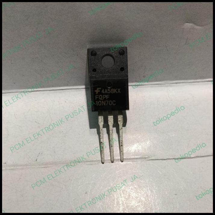 TERBARU 2378 TRANSISTOR TR MOSFET MOS N FET DIP FQPF10N70C FQPF 10N70C 10N70 