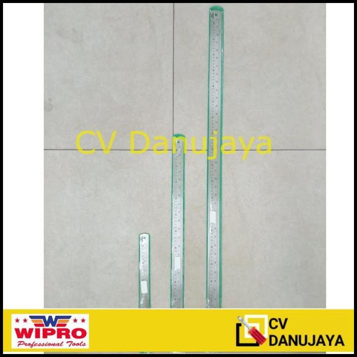 GRATIS ONGKIR PENGGARIS BAJA / MISTAR BAJA STAINLESS STEEL ( 30 CM / 60 CM / 100 CM ) WIPRO 
