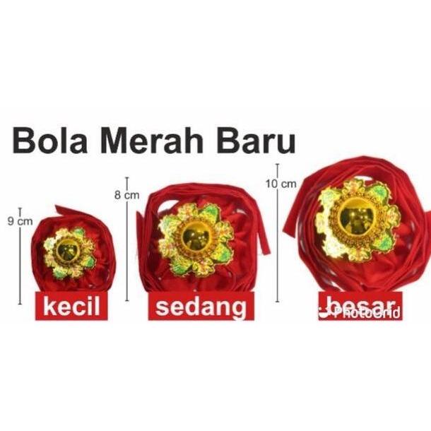Bola Merah Sembahyang Kain Merah ikat Hiolo