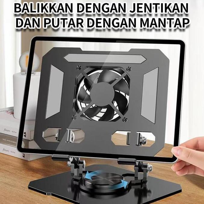 HARGA DISC - Notebook disipasi panas berdiri rotary komputer berdiri mengangkat disipasi panas berdi