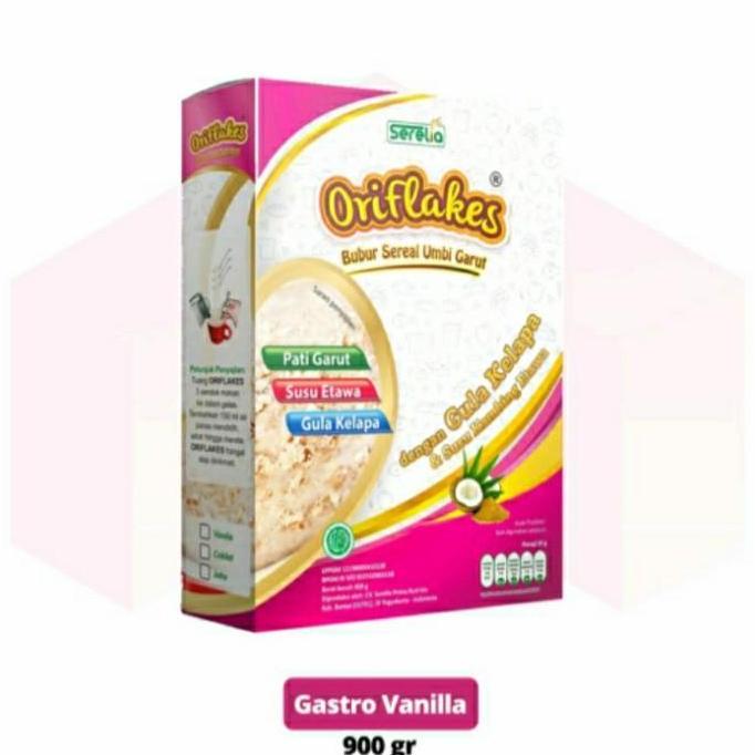 Oriflakes Umbi Garut 900 Gr, Oriflakes solusi Asam lambung, maag, gerd