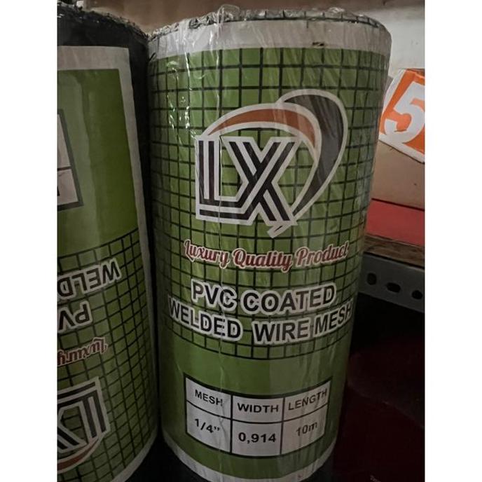 Kawat Loket PVC Hijau 1 ROL 10 METER | Kawat Kandang Ayam Burung Kawat Taman