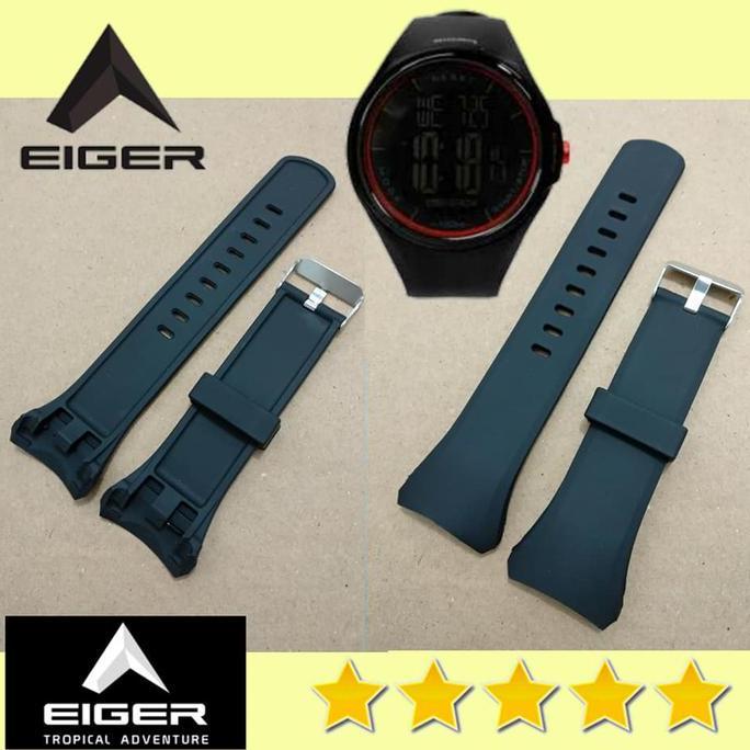 Strap Tali Jam Tangan Eiger iyw0082 iyw82 Hitam