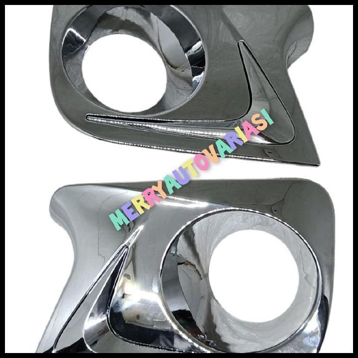 DISKON COVE RING FOGLAMP LAMPU KABUT MOBIL TOYOTA ALL NEW AVANZA / ALL NEW XENIA 2 PCS WARNA ABU ABU