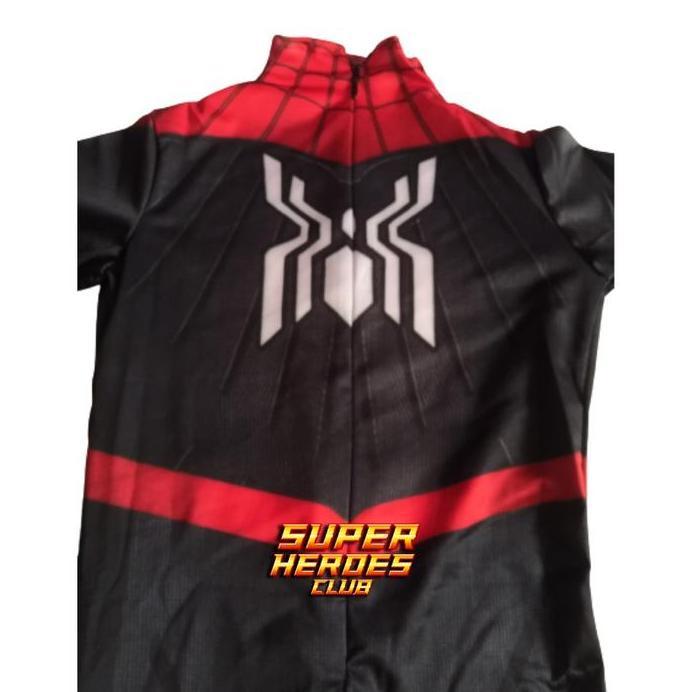 Kostum Superhero Anak Spiderman Baju Costume Cosplay Spider Impor