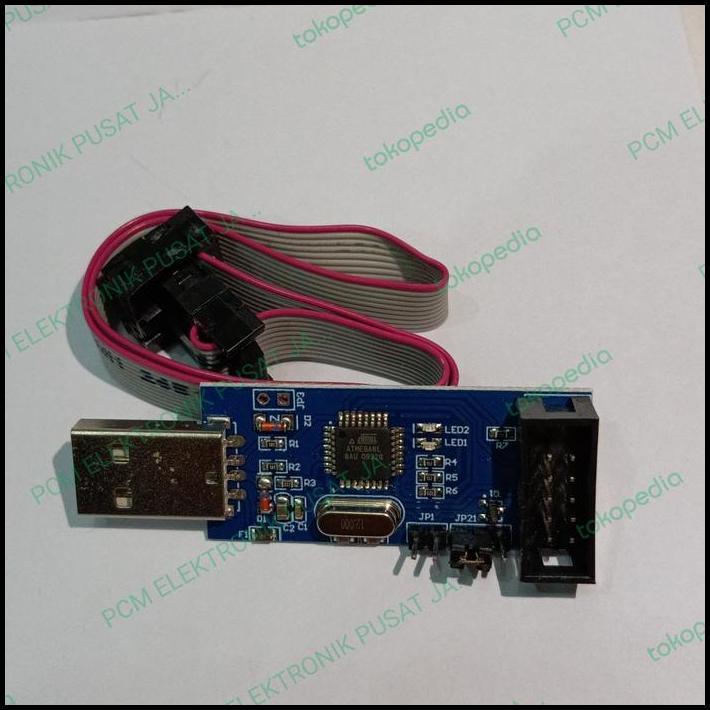 TERBARU 1629 DOWNLOADER ALAT ISI PROGRAM AVR USB ASP IC ATMEL ATMEGA 