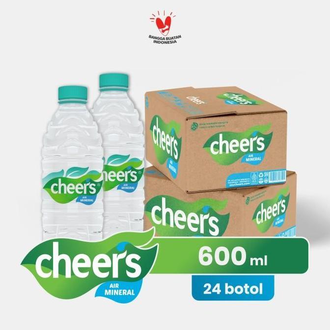 Air Minum CHEERS Water Natural 600ml (Karton)