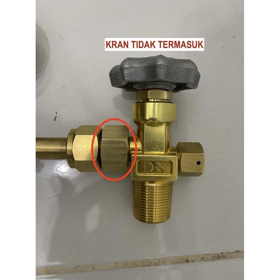 Promo Nepel Adaptor Untuk Kran Co2/N2O Drat Kecil Ke Drat Luar 5/8