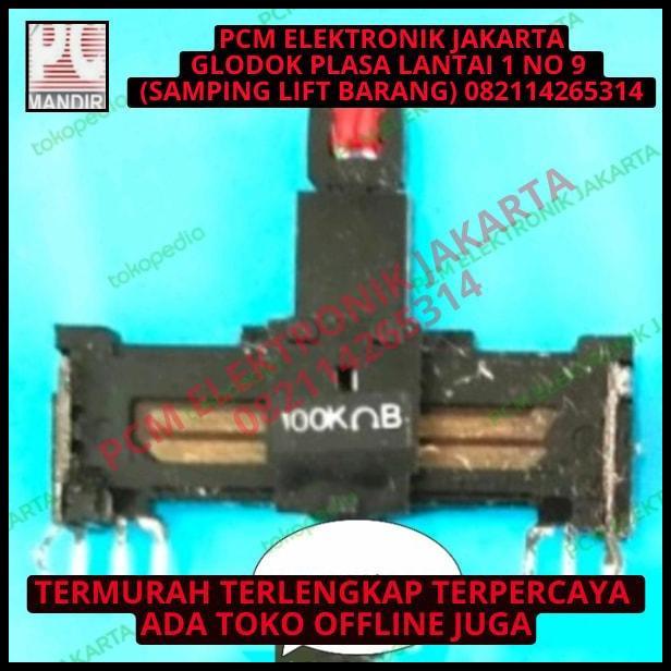 BEST DEAL POTENSIO GESER 3.5CM 3.5 CM 35 MM 100K 8P 8PIN 8KAKI 8 PIN KAKI+LED 