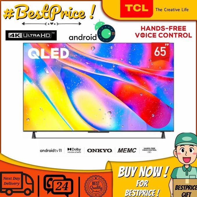 Promo Led Tv 65 Inch Qled 4K Tcl 65Q725 Android 11 || Tcl 65 Inch Android 11