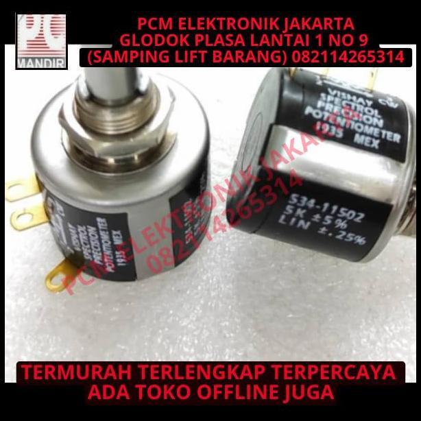 DISKON POTENSIO SPECTROL HITAM MOD534 MOD 534 11502 200R 200OHM 