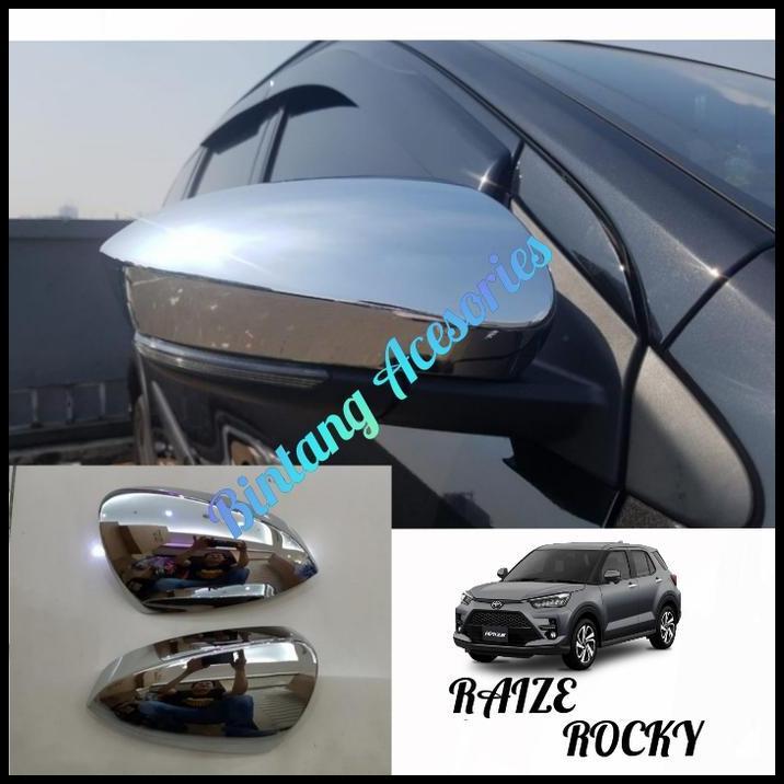 TERBARU COVER SPION MOBIL TOYOTA RAIZE CHROME PELAPSI SPION MOBIL RAIZE CHROME