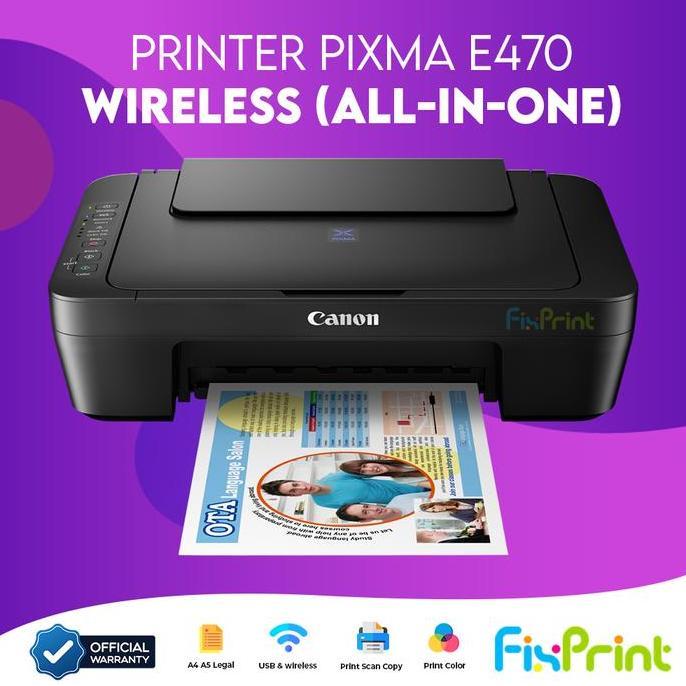 Yuniviana_ - Printer PIXMA Canon MG257S All In One Multifunctions 3 in 1 Printer E47 Print Scan Copy