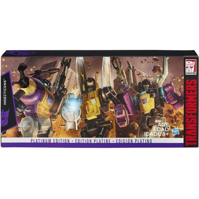 Transformers Platinum Edition Insecticons BOMBSHELL KICKBACK SKRAPNEL