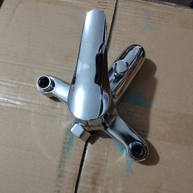 Teruss- Kran Air Panas Dingin Instant Tanpa Bobok Tembok / Keran Bathub Mixer