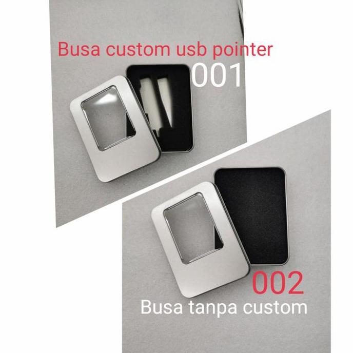 kotak kaleng flashdisk usb pointer