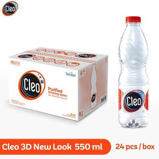 Yuniviana_ - Cleo 55ml kemasan DUS-cleo 55 ml-cleo water 55ml 1dus 24 botol-air cleo botol-jual cleo
