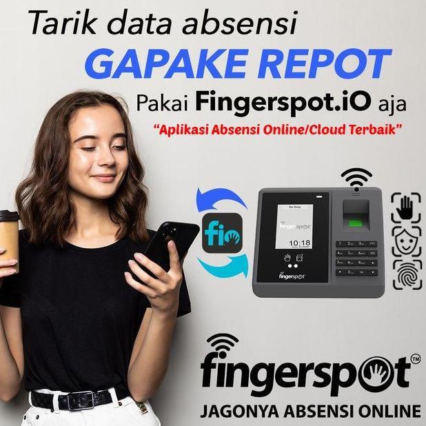Sale Aplikasi Cloud Absensi Online Fingerspot.Io Realtime Absensi